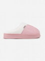 Zateplené dámské papuče v baby pink barvě C62-45
