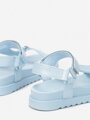 Světle-modré dámské sandály HM3199