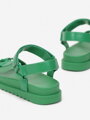 Sandály se zapínáním na suchý zip HM3199 zelené