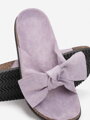 Dámské letní pantofle v lila-fialové barvě 2033