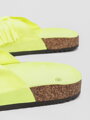 Neonově-žluté korkové pantofle F5