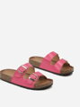 Dámské pantofle DM221-80 fuchsia