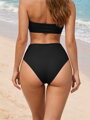 Dámské plavkové kalhotky s vysokým pasem VSB OMAN černé