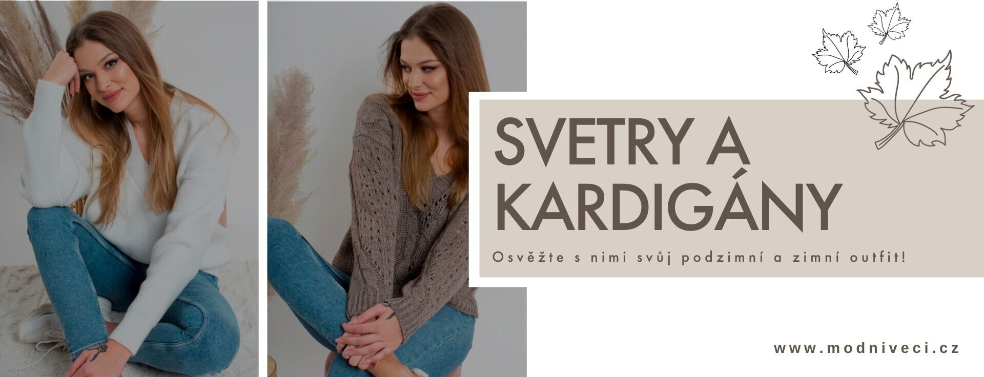 svetry a kardigany
