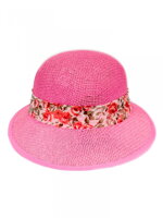 Dámský klobouk se stužkou KDS-19 růžový