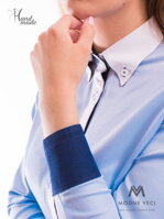 Dámská košile Slim Fit VS-DK1602 modrá