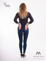 Černá dámská košile Slim Fit VS-DK1714 