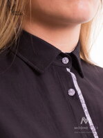 Černá dámská košile Slim Fit VS-DK1715