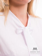 Bílá dámská halenka s mašlí VS-DK1726