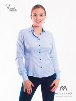 Modrá dámská košile Slim-Fit VS-DK1732