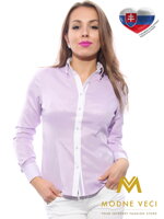 Světle fialová dámská košile Slim-Fit VS-DK1607