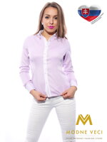 Světle fialová dámská košile Slim-Fit VS-DK1607