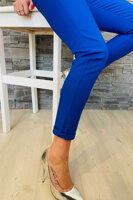 Dámské elegantní kalhoty FREESIA MsF14 kráslovsky modré