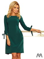 Elegantní dámské šaty Alice 195-1 smaragdové