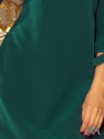 Elegantní dámské šaty Alice 195-1 smaragdové