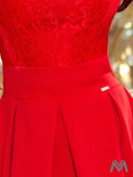 Dámské společenské šaty 208-2 červené