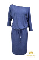 Krásné sportovní šaty - světlý jeans 13-20 