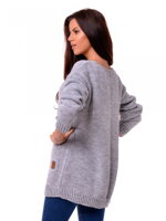 Dámský pletený pulovr ADORA šedý