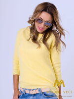 Dámský svetr HONEY - žlutý 