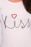 Triko s nápisem KISS 51562 růžové