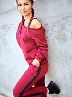 Dámská tepláková souprava VSB-ZARA 04 Claret