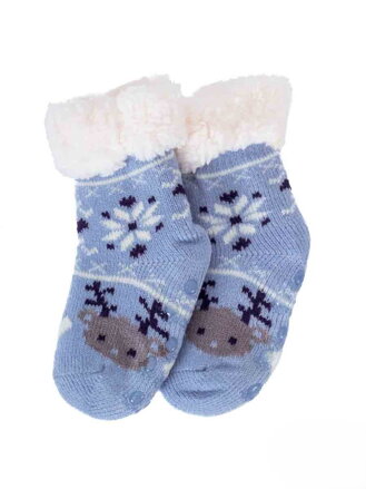 Termo ponožky Sobík pro miminka modré