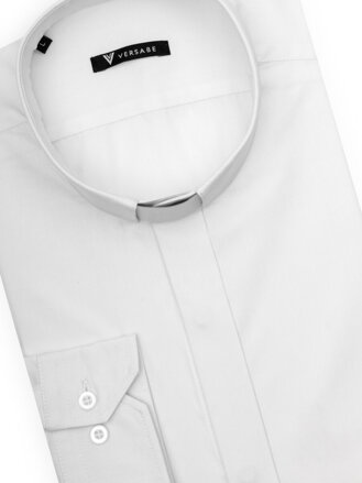 Kněžská košile VS-PK 1850K bílá 100% bavlna