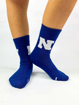 Modré dětské ponožky s písmenem N