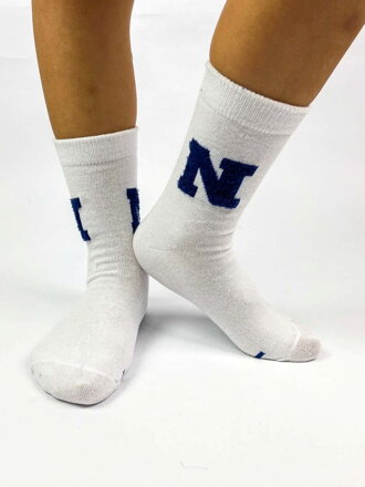 Dětské bílé ponožky s písmenem N