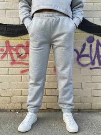 Dětské tepláky v šedé barvě VSB IWY