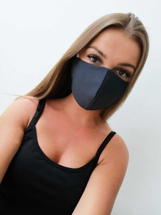 Sportovní ochranná maska ​​šedá (FP2)