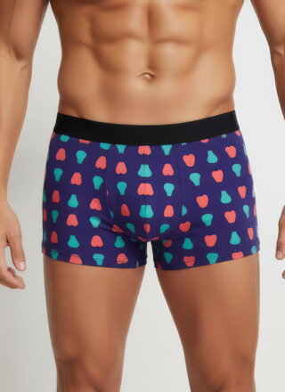 Pánské boxerky se vzorem fialové Pánské boxerky se vzorem fialové