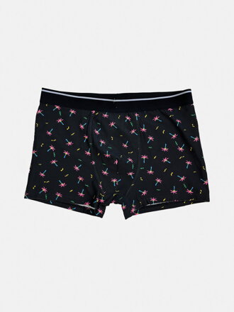 Pánské černé boxerky s palmami