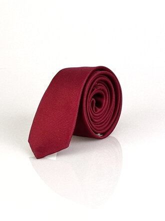 Slavnostní pánská kravata v bordó barvě
