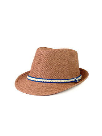 Staro-růžový slaměný klobouk 17-201