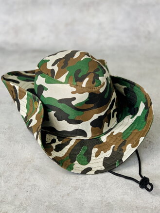 Pánský maskáčový klobouk A-31 army zelený