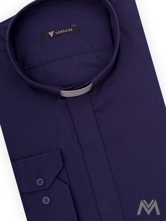 Kněžská košile VS-PK 1849K tmavě modrá