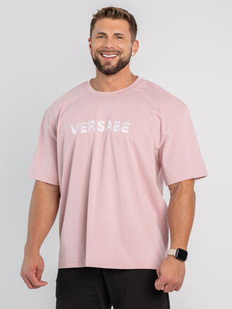 Pánské růžové oversize tričko VERSABE 
