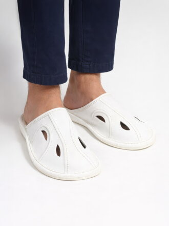 Pánské kožené papuče Model 1C 0007