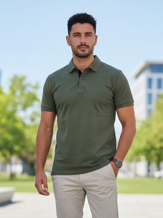 Pánské POLO triko VSB VUGO v zelené barvě