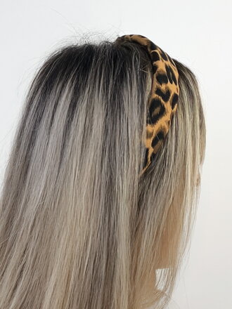 Leopardí čelenka hnědá Leopardí čelenka hnědá