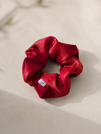 Scrunchie VSB gumka do vlasů červená