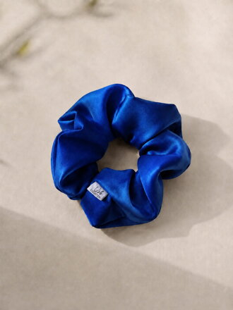 Scrunchie VSB gumka do vlasů modrá