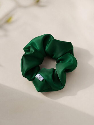 Scrunchie VSB gumka do vlasů smaragdová