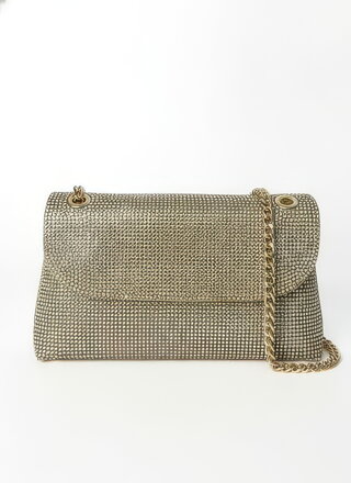 Dámská moderní třpytivá kabelka zlatá  Dámská moderní třpytivá kabelka zlatá