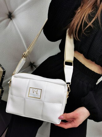 Dámská crossbody kabelka v bílé barvě