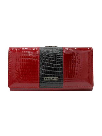 Dámská kožená peněženka H24-FO-3-RS9 5911 červená