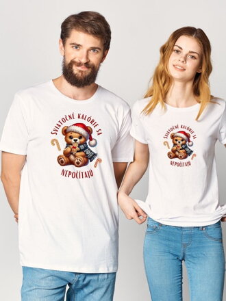 Originální trička pro páry VSB s Vánočním motivem 