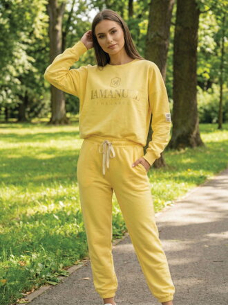 Dámská žlutá tepláková souprava LAMANUEL