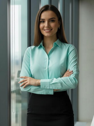 Dámská košile VSB business mentolová